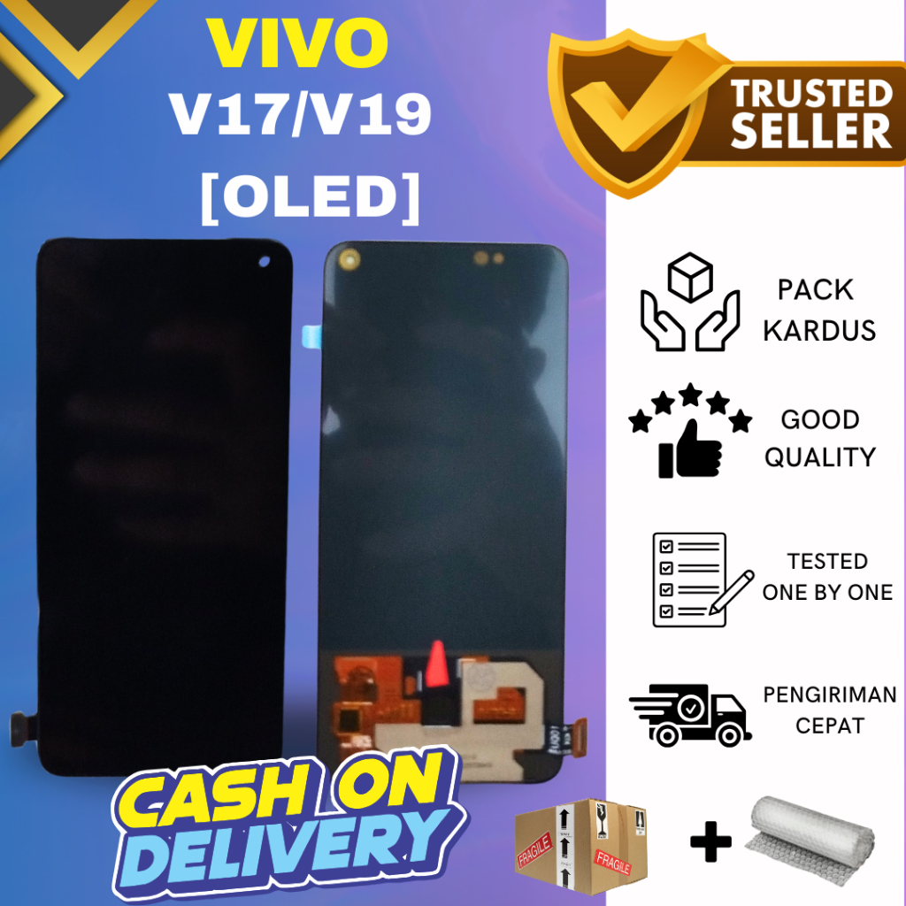 LCD VIVO V17/V19 OLED ORIGINAL BEST SELLER HIGH QULITY FULLSET TOUCHSCREEN-BERGARANSI ORI 100%