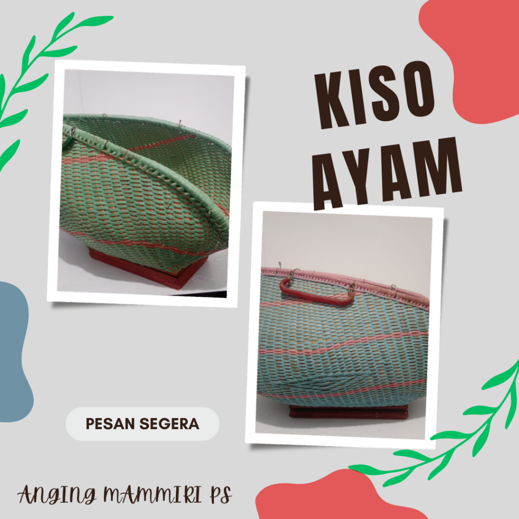 [BARANG LAMA] KISO AYAM ROTAN (Tas Ayam Aduan)