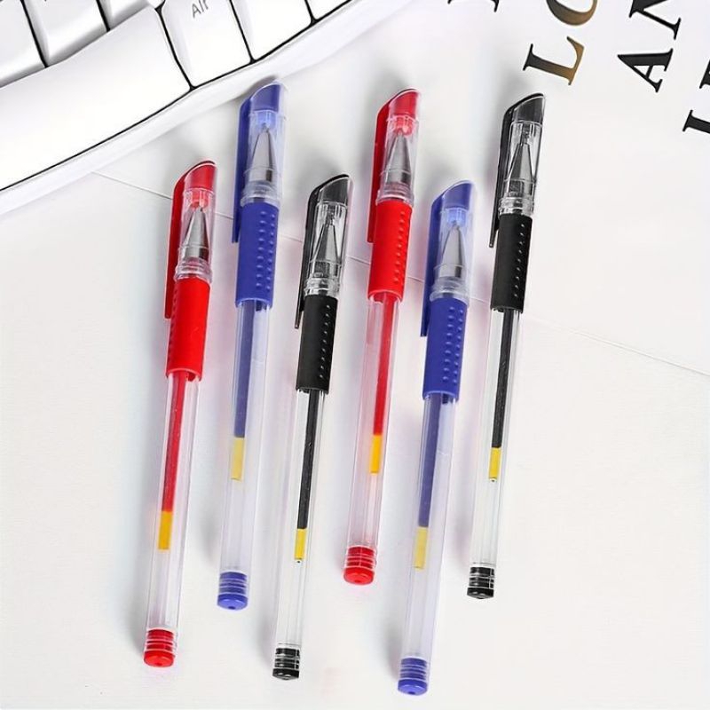 

Alat tulis pulpen/pen standart tinta cair gel 0.55mm