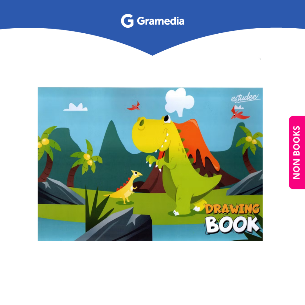 

Gramedia Depok - Estudee Drawing Book A4 J Dino