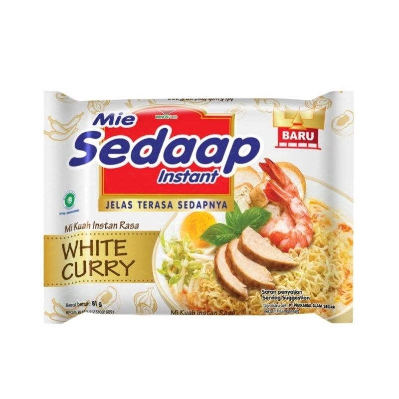 

Mie Sedaap White Curry/Mie Instant 75gr