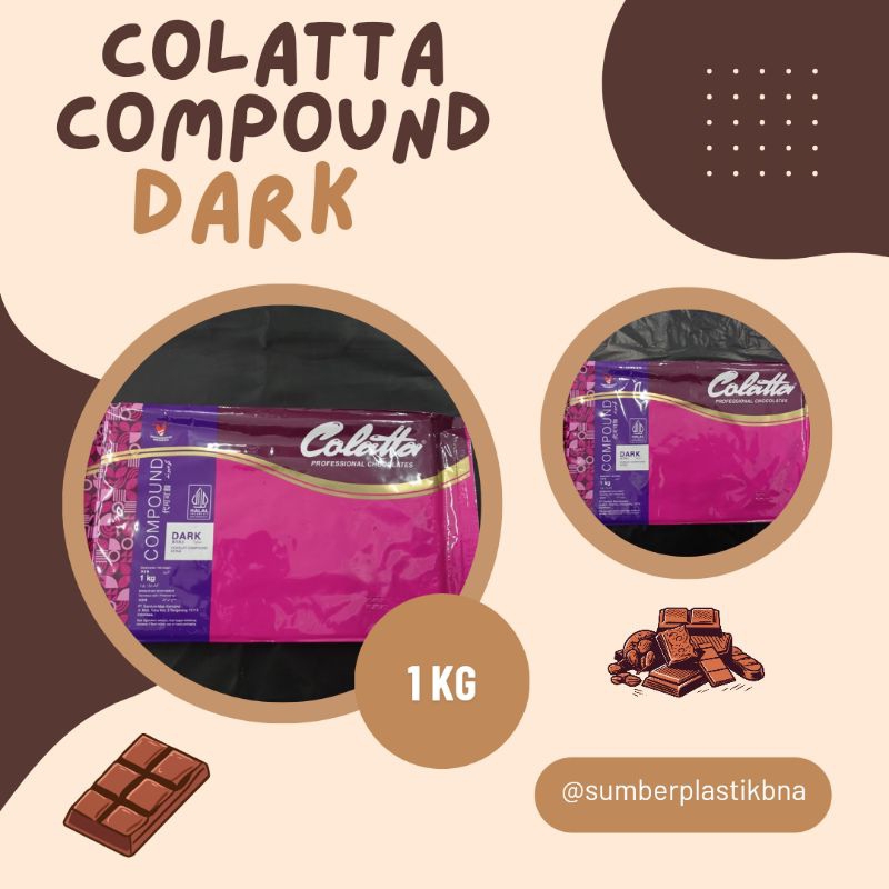 

COLATTA COMPOUND DARK CHOCOLATE/COKELAT BATANG