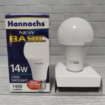 Lampu Led Hannochs New Basic 14w 14watt LED Buld bohlam putih