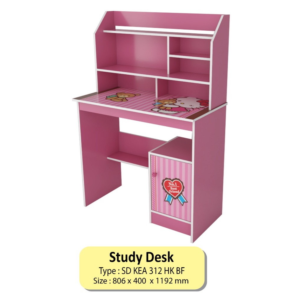 MEJA BELAJAR ANAK MEJA TULIS ANAK LEMARI BUKU RAK BUKU MEJA SEKOLAH ANAK MEJA BELAJAR KARAKTER