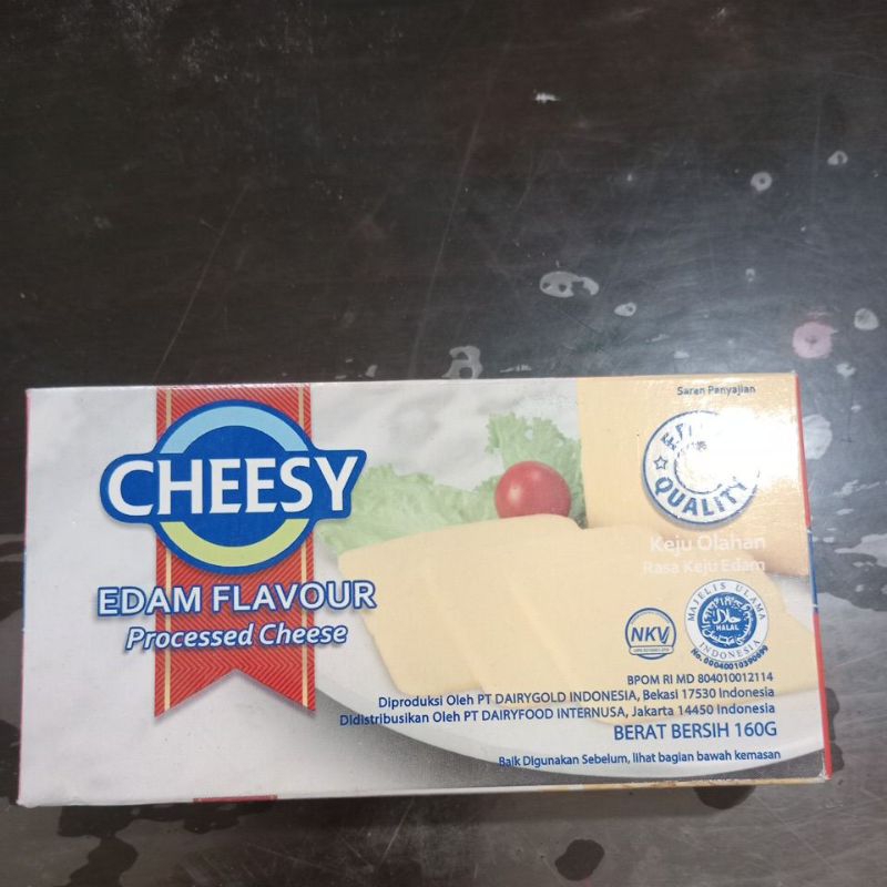 

Keju edam Cheesy 160gr