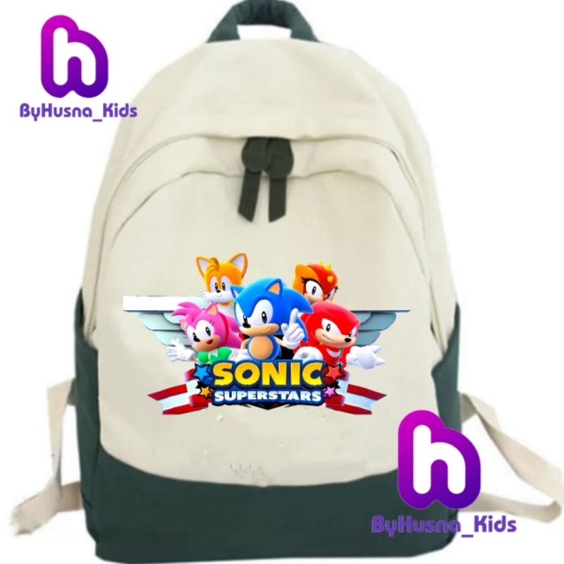 TAS RANSEL ANAK SONIC THE HEDGEHOG SHIN SONIC TAPES SHADOW TAPES THE HEDGEHOG 3 SONIC ANAK TK/SD