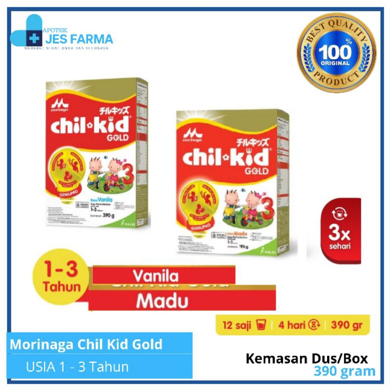 

Morinaga Chil Kid Gold 3 390 Gram