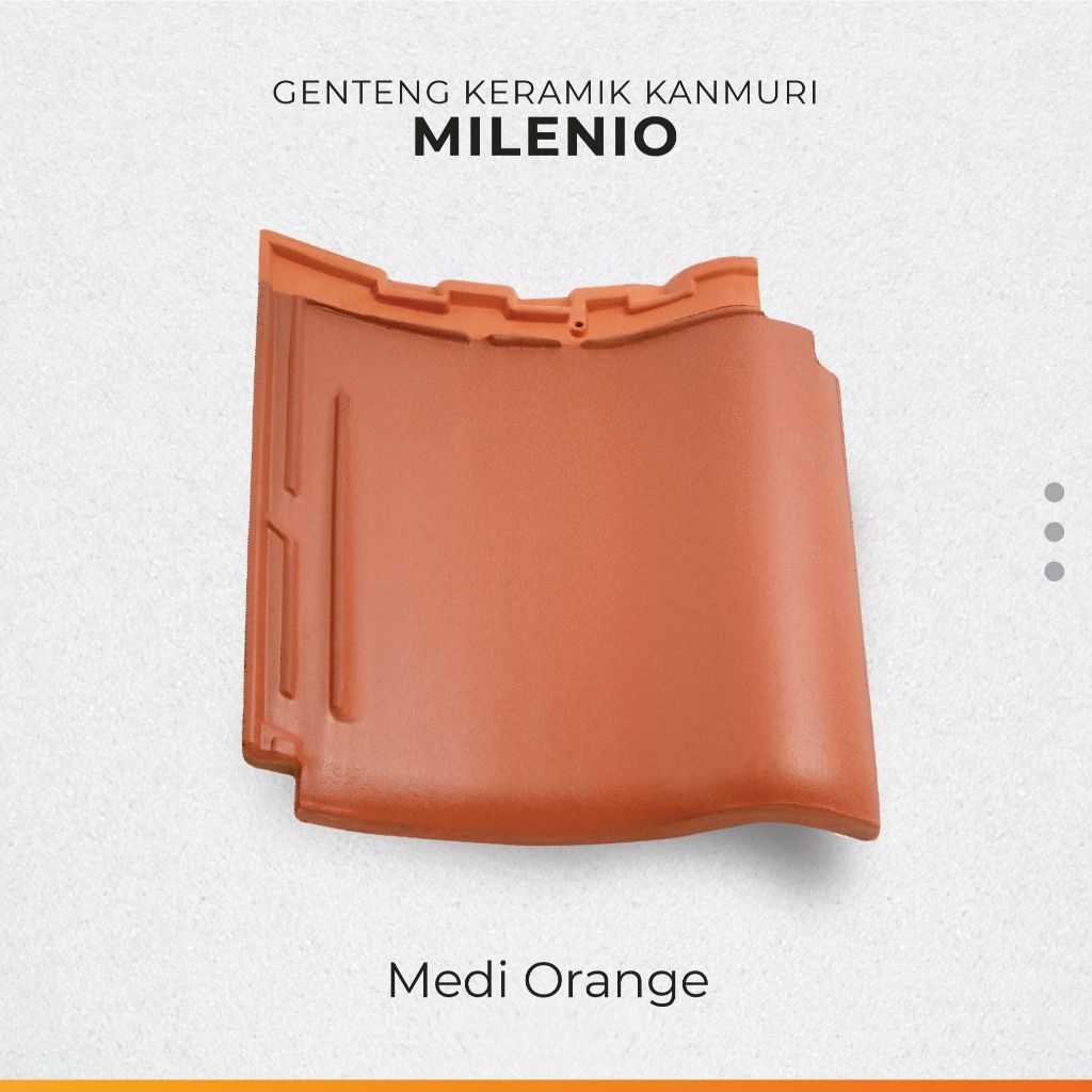 Kanmuri Milenio Medi Orange Genteng Keramik Original
