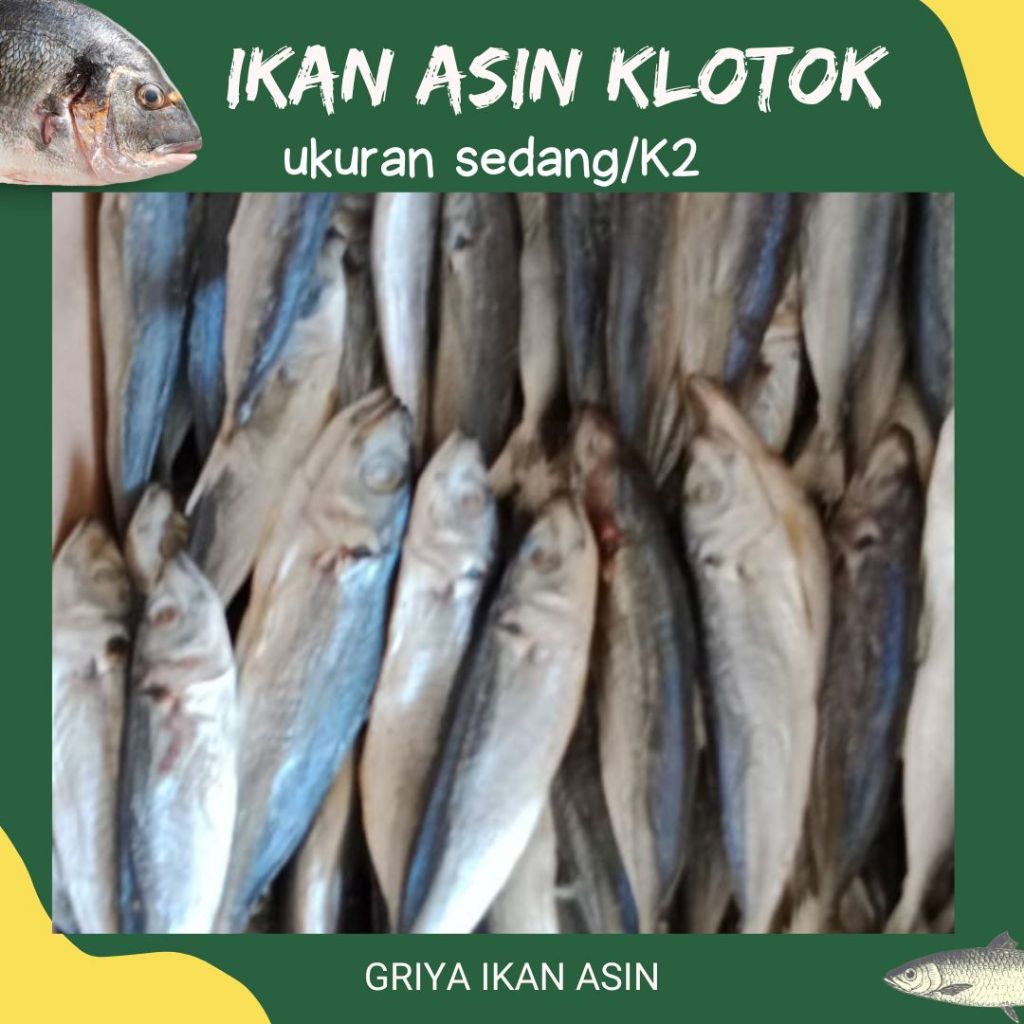 

ikan asin gurih 1 kg/ikan asin klotok K2/ikan asin layang termurah best seller