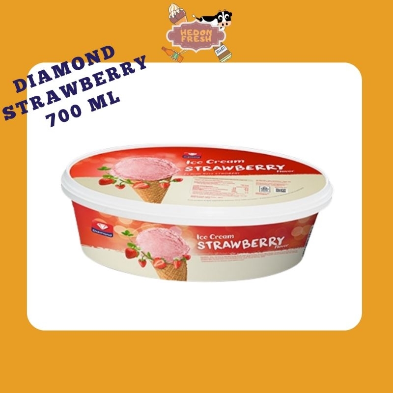 

Ice Cream Diamond Strawberry 700ml