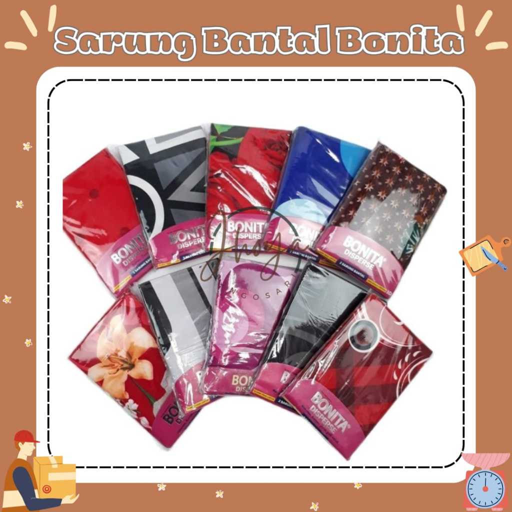 TERMURAHHH  SARUNG BANTAL TIDUR SARUNG BANTAL BONITA ISI 2 PCS SPREI SARUNG BANTAL MURAH