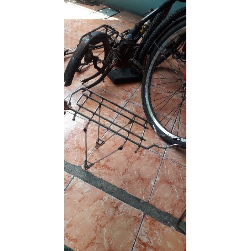 rak boncengan pannier sepeda balap jadul deki 20