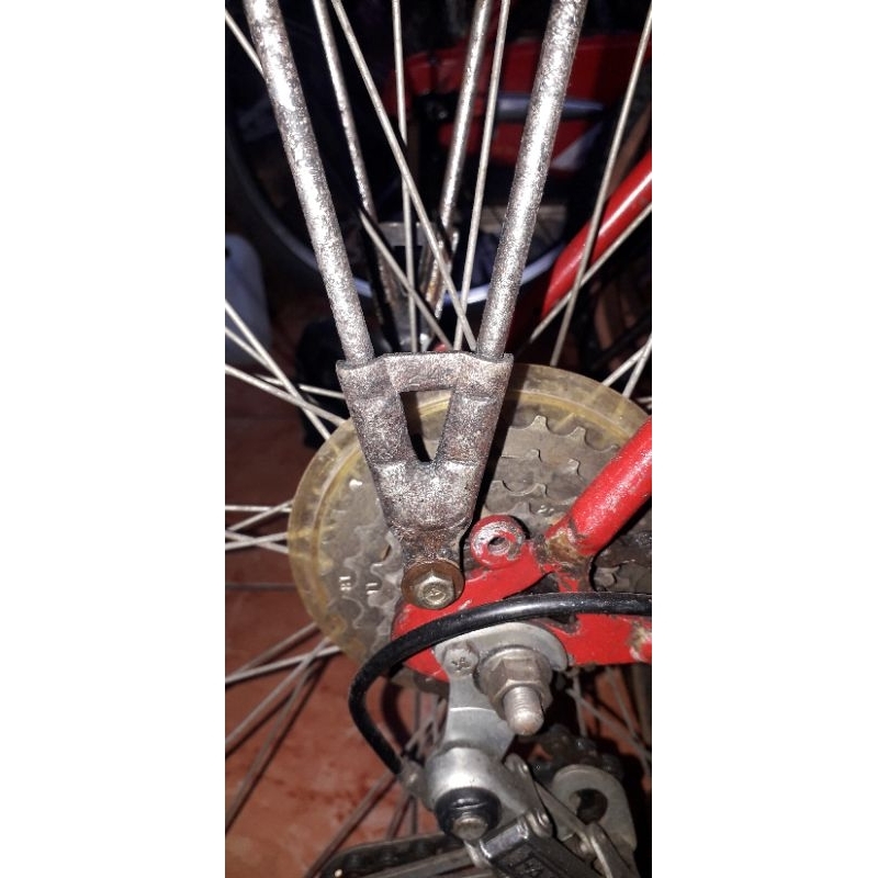 rak boncengan pannier sepeda balap jadul 24 bisa untuk 26