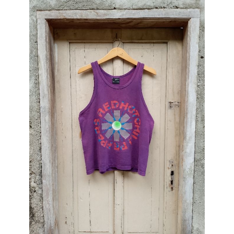 Kaos Band Red Hot Chili Peppers Sperm Logo Singlet