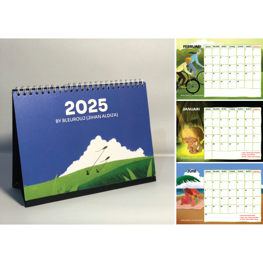 

Bleurouj 2025 Calendar