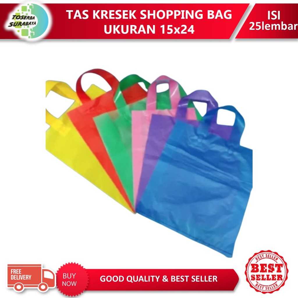 

Tas kresek SHOPPING BAG Uk 15x24 (Per Bendel)