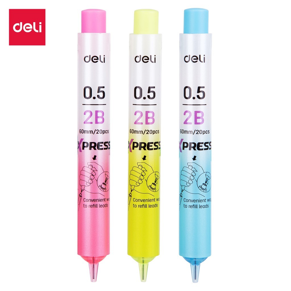 

Deli EU67600 Isi Pensil Mekanik / Mechanical Pencil Lead - 2B 0.5mm