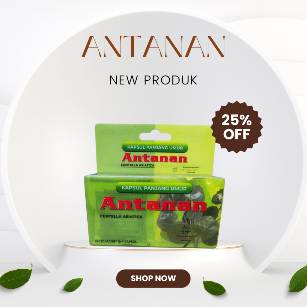 

Kapsul Antanan Panjang Umur 100%Original 1 Box isi 12 saset