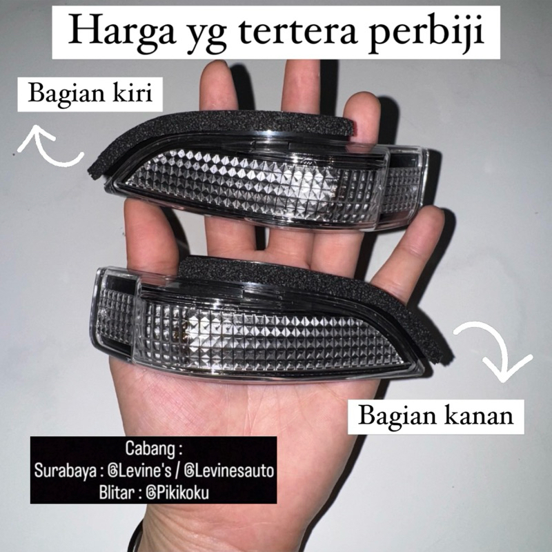 lampu sein spion calya kualitas bagus (harga perbiji)  merk Emgi / lampu sen spion sigra / lampu sei
