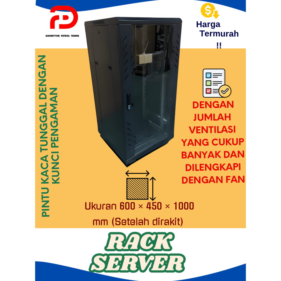 RAK SERVER 20U STANDART SPBU PERTAMINA PERTASHOP