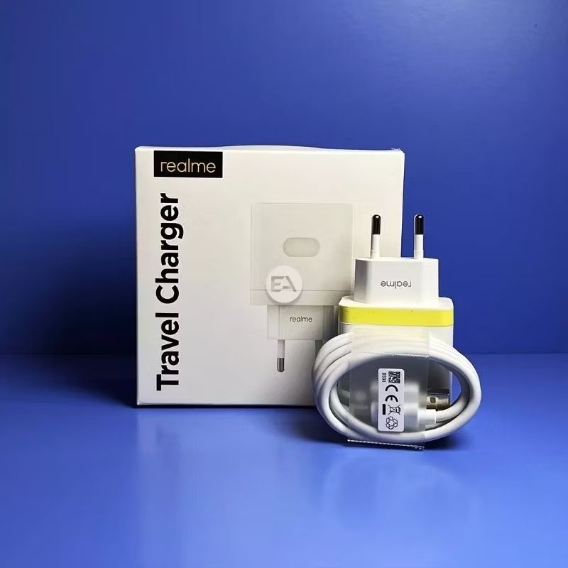 Charger Carger Casan HP Realme Super DART VOOC Fast Charging 33W - Adaptor 33Watt + Kabel Data Type 