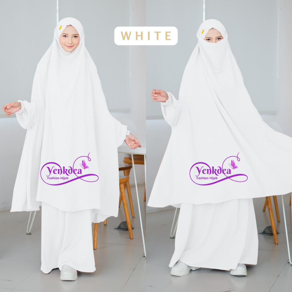Baju Haji Umroh Syar'i Set Cadar