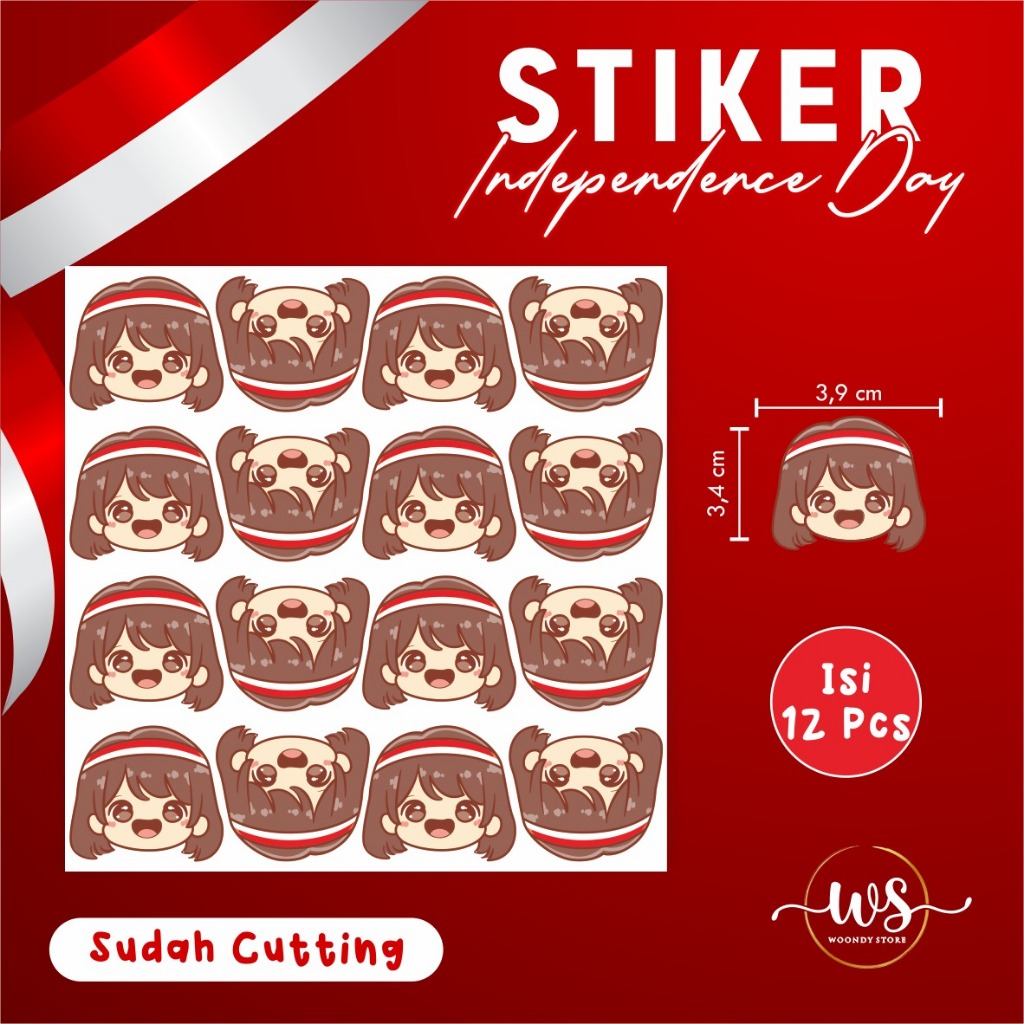

STIKER PIPI AKSESORIS UNIK SPESIAL KEMERDEKAAN INDONESIA CEWEK