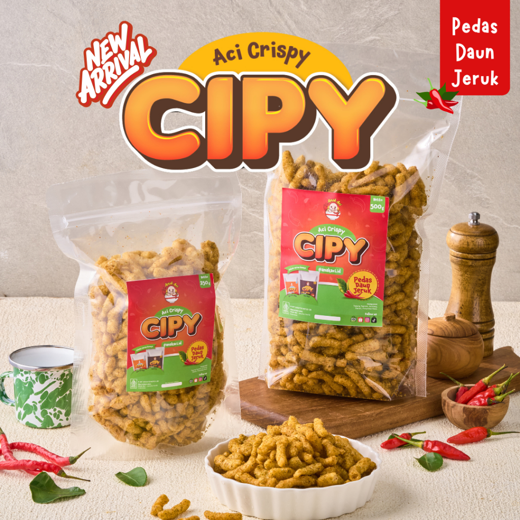 

CIPY - PEDAS DAUN JERUK - ACI CRISPY - ANAK ACI