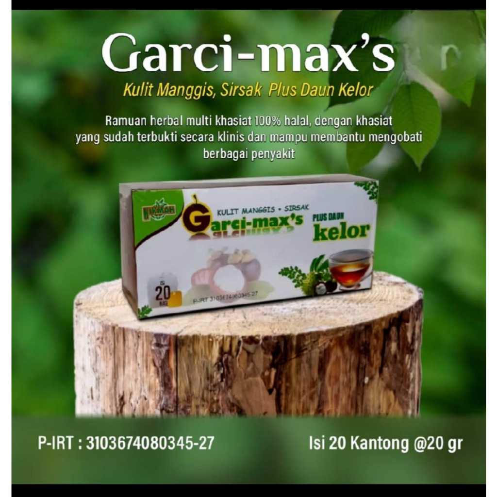 

Teh celup garcimax"s sirsak manggis plus daun kelor