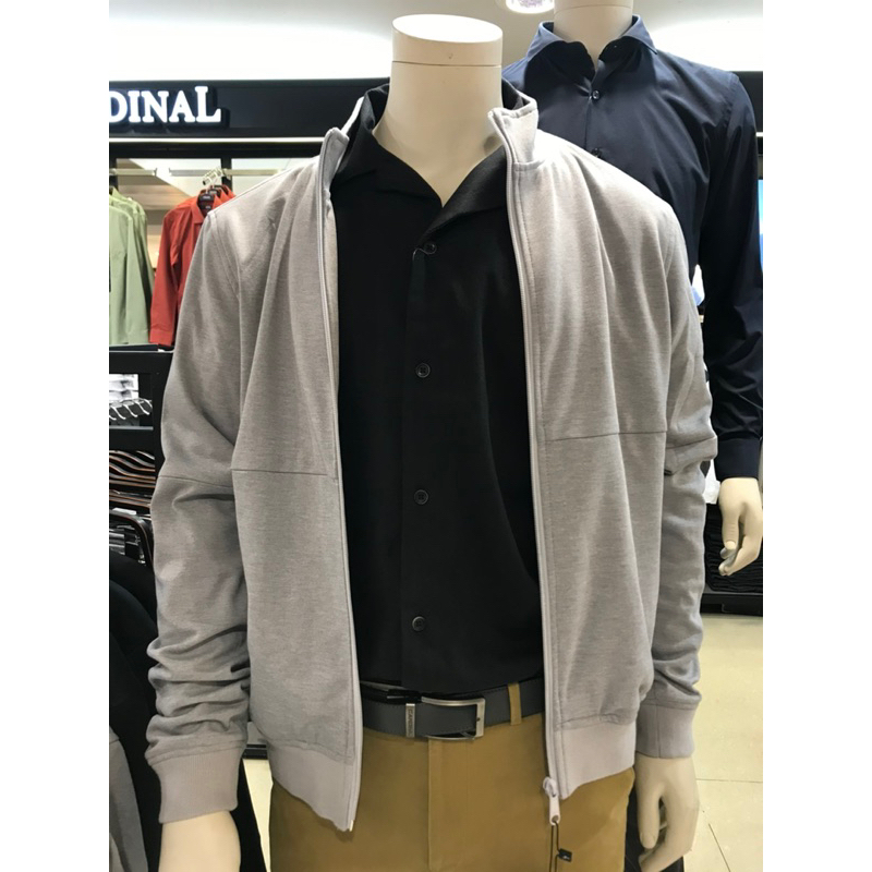 CARDINAL FORMAL , Jaket Pria Dewasa Abu Silver