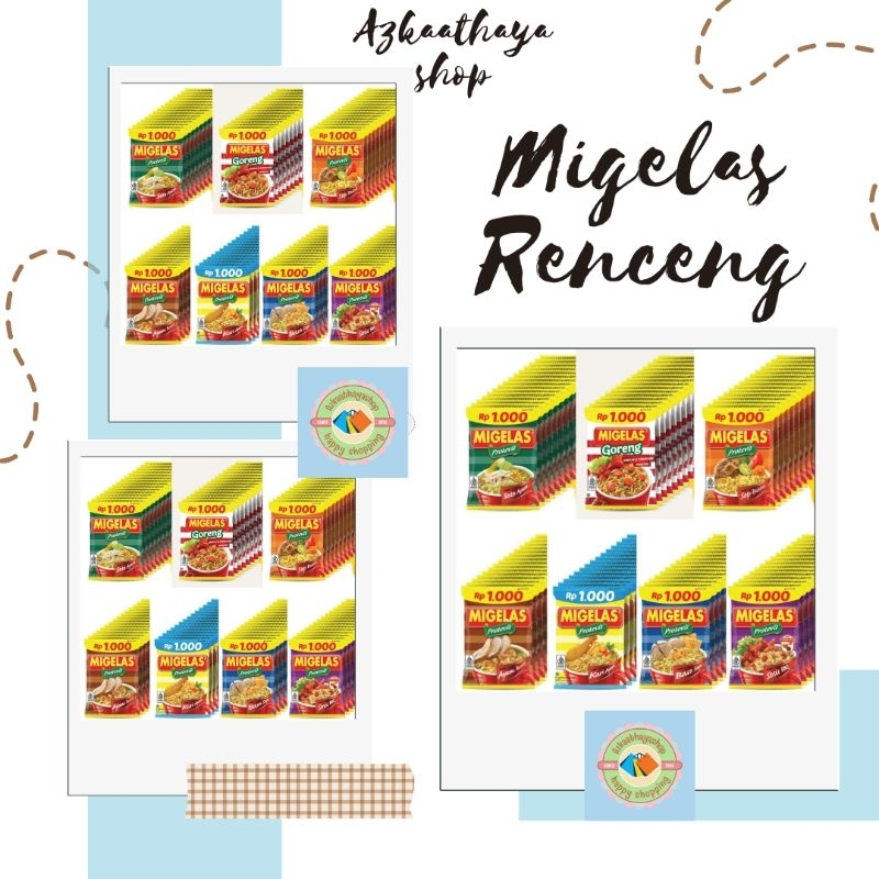 

MIGELAS BERBAGAI VARIAN RASA RENCENG ISI 15 SACHET