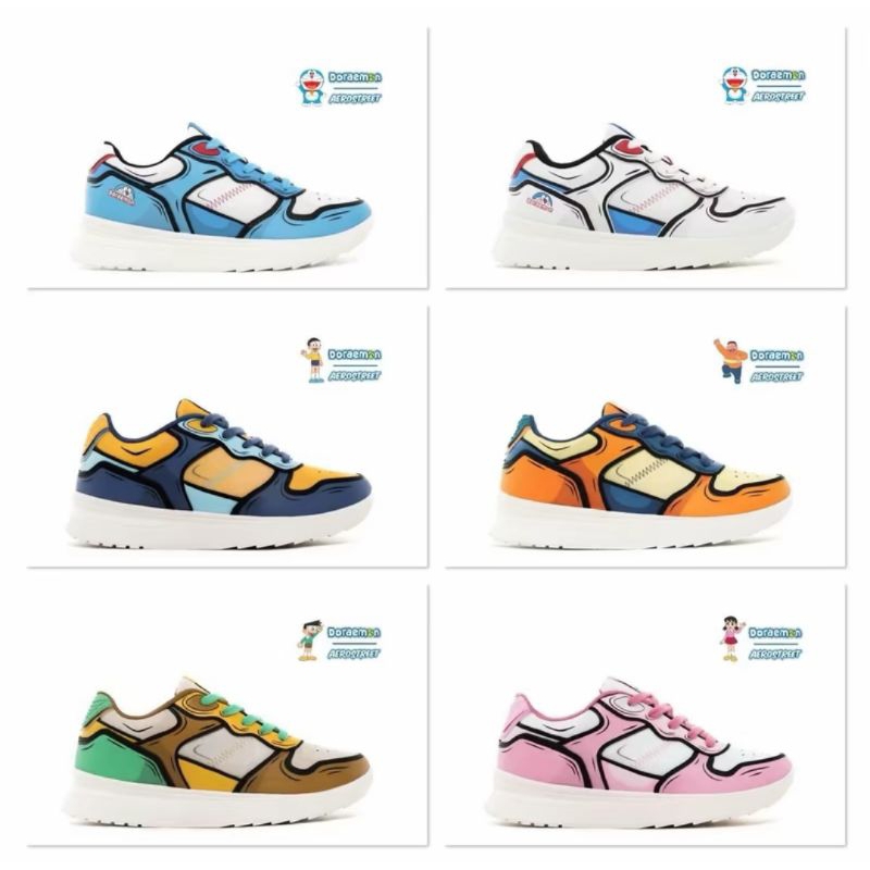 Sepatu Aerostreet X Doraemon [ORIGINAL AEROSTREET