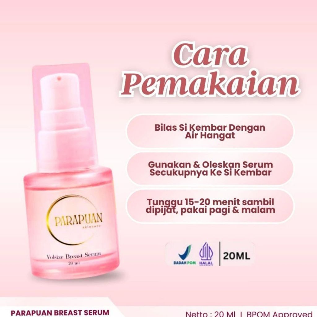 Parapuan Pembesar Payudara - Alat Pembesar Payudara Ori Bpom