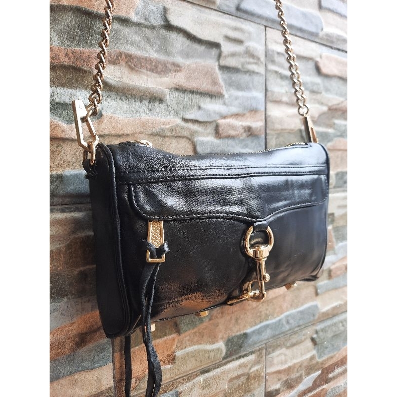 Slingbag Rantai Hitam REBECCA MINKOFF - TAS PRELOVED BRANDED ORIGINAL
