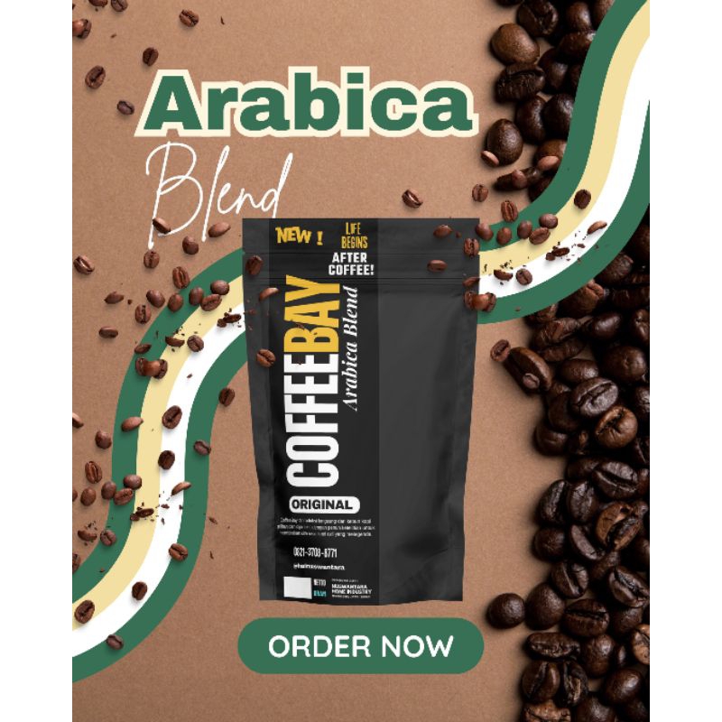 

CoffeeBay Arabica Blend 100 gram [limited edition] Kopi bubuk Arabika Asli