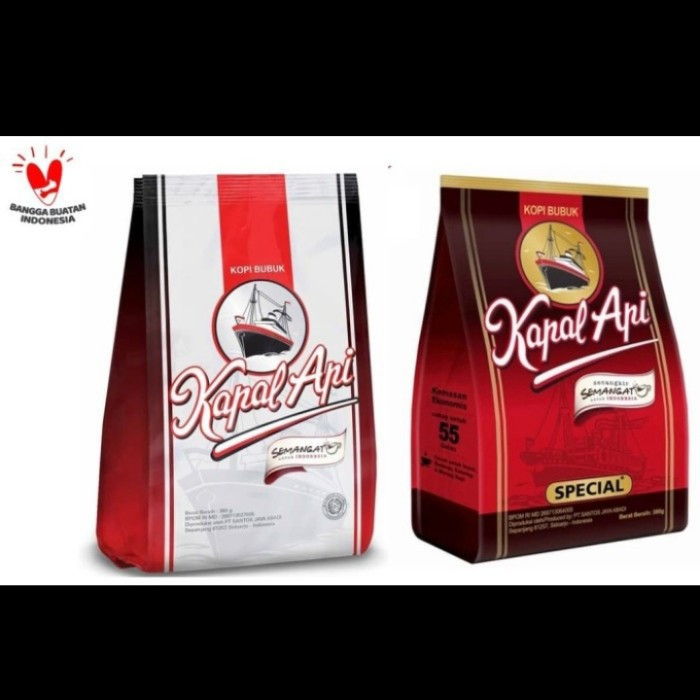 

KOPI KAPAL API SPECIAL 380G MERAH/SILVER