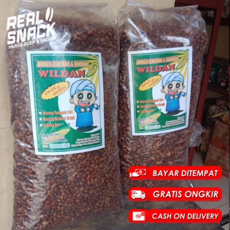 

Kacang Kedelai Kriuk / Kacang Tunggak Manis Asin Gurih 1kg