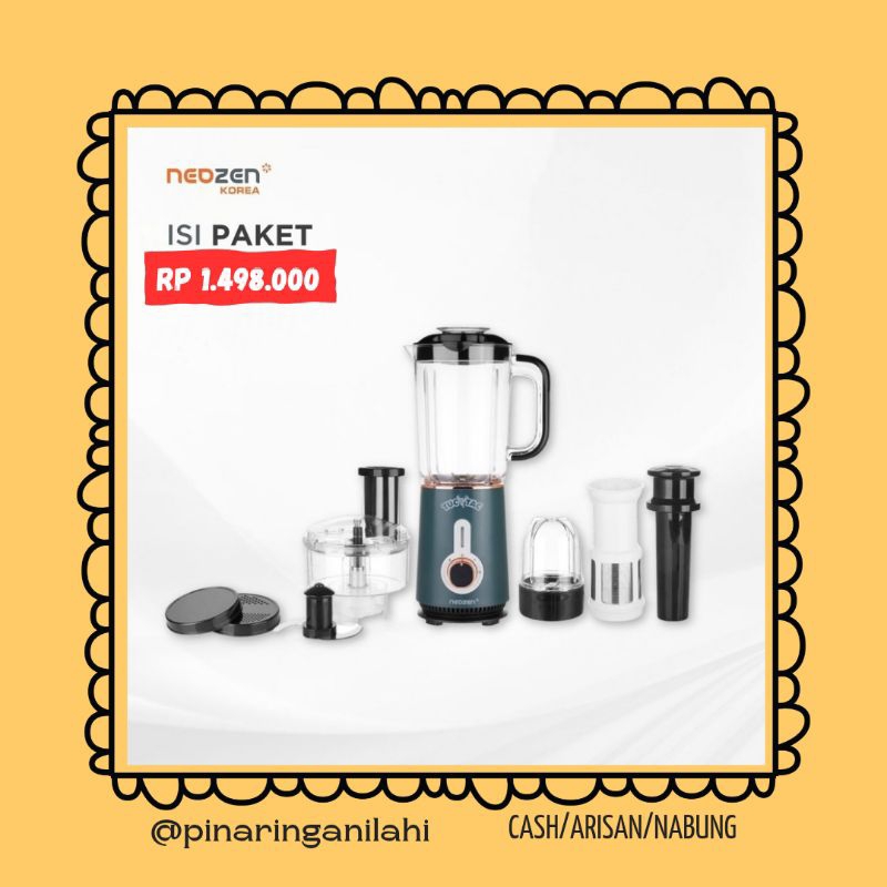 Blender Multifungsi Neozen Tuctac Forte Pine Green