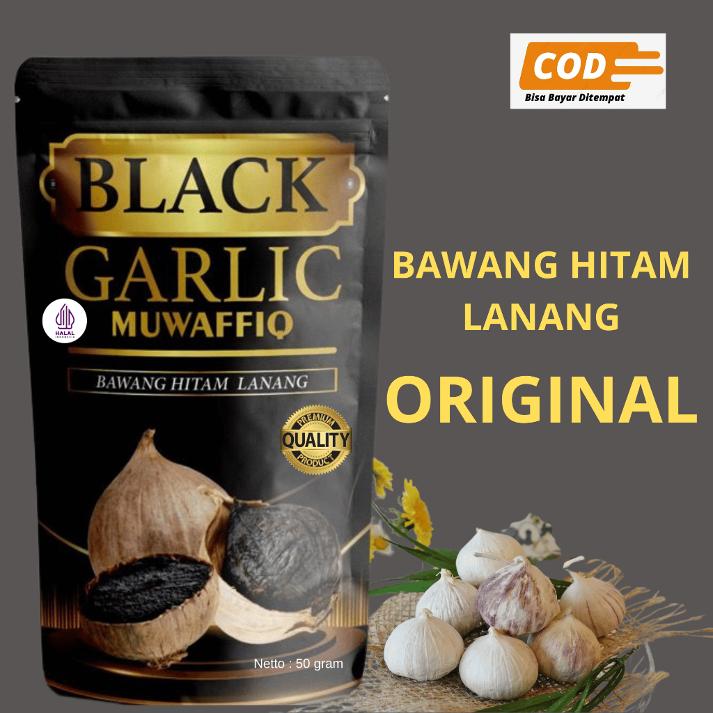

BAWANG HITAM LANANG 100 GR / BLACK GARLIC MURAH ORIGINAL