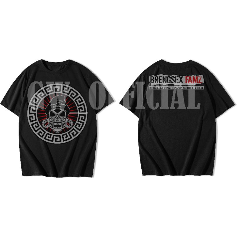 Kaos vespa Rongsok Brengsex Famz / scooter and Tattoo / kaos vespa sampah / vespa extreme / vespa Pi