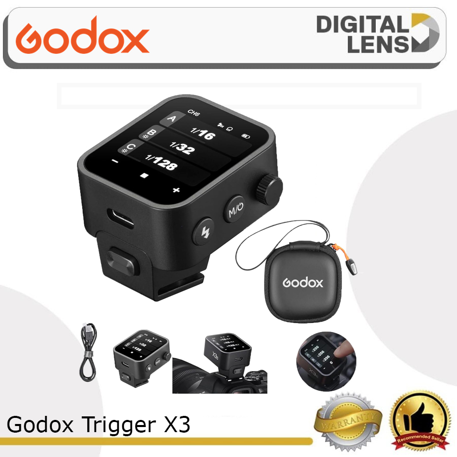 Godox X3 Trigger Touchscreen TTL Wireless Flash Trigger Godox X 3