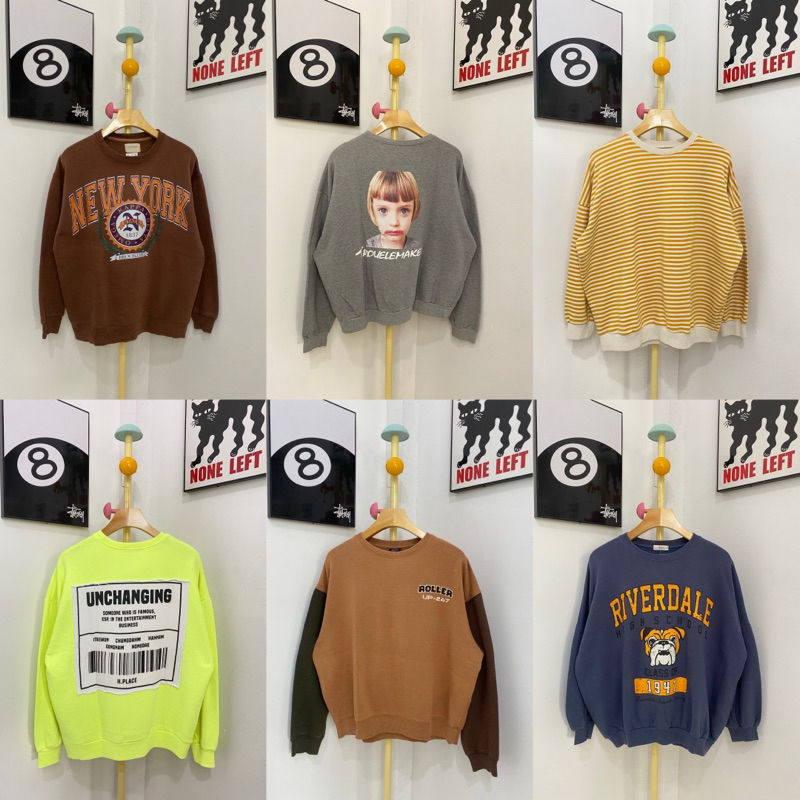 SWEATER CROP SWEATER OVERSIZE SWEATER TEBAL