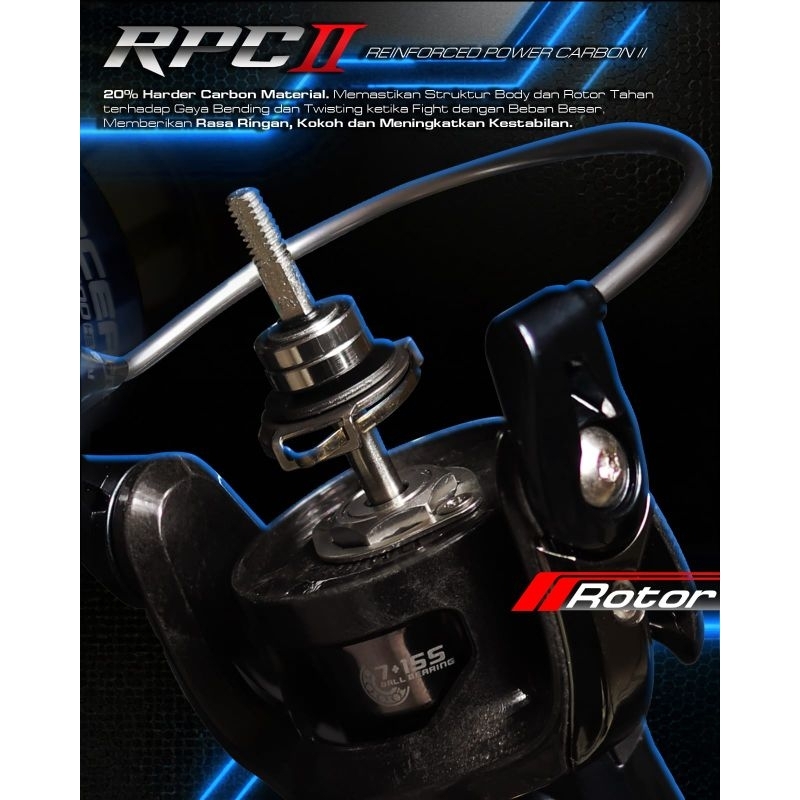 REEL DAIDO OCEA REBORN SW 1000-5000 HS/PS POWER HANDLE