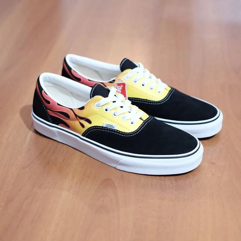 Vans Era Flame Red Black White