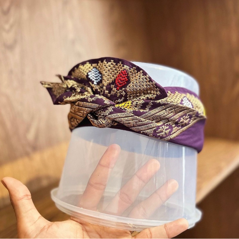 udeng semi songket jadi