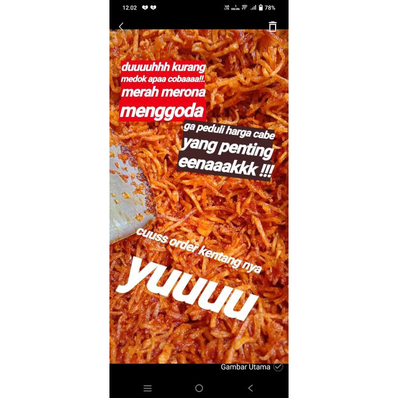 

kentang Mustofa krispi