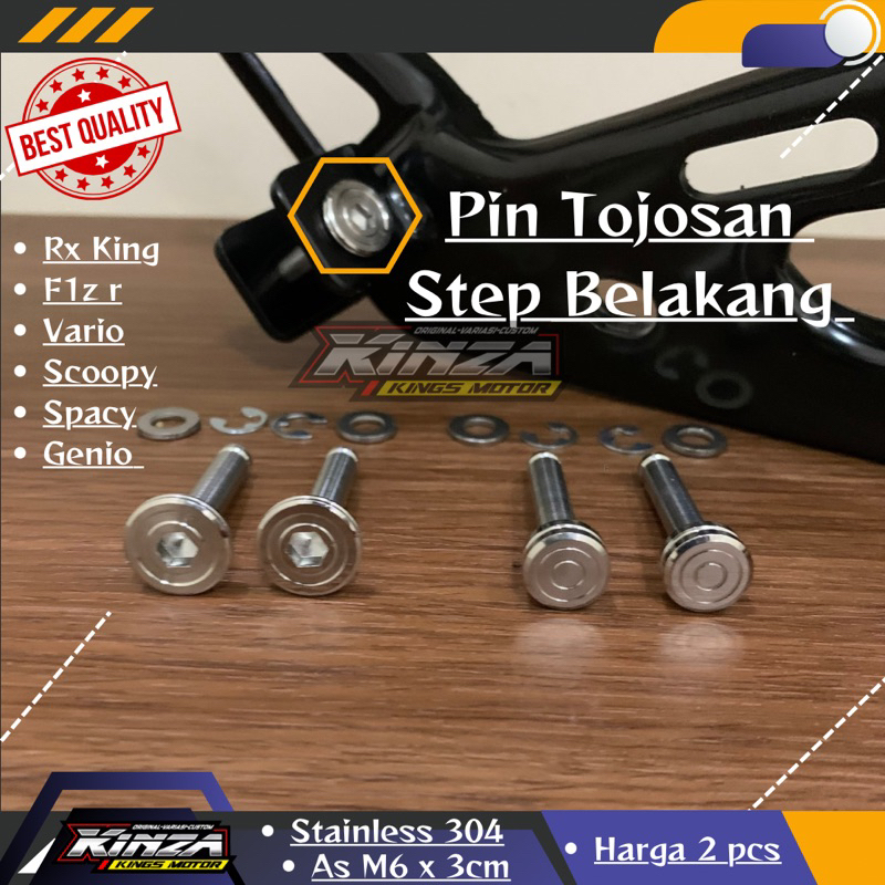 BAUT TOJOSAN STEP FOOTSTEP BELAKANG RXKING RX KING RXK RXS F1ZR F1Z R JUPITER R25 NOUVO VARIO SCOOPY