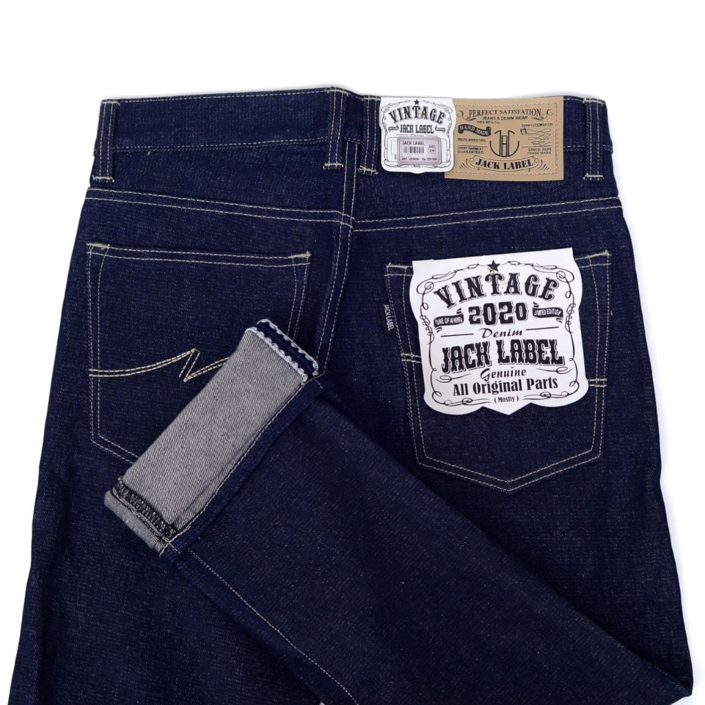 Celana Denim Pria Selvedge 14 oz Celana Panjang Pria Selvedge Accent Celana Selvedge Pria Denim Orig