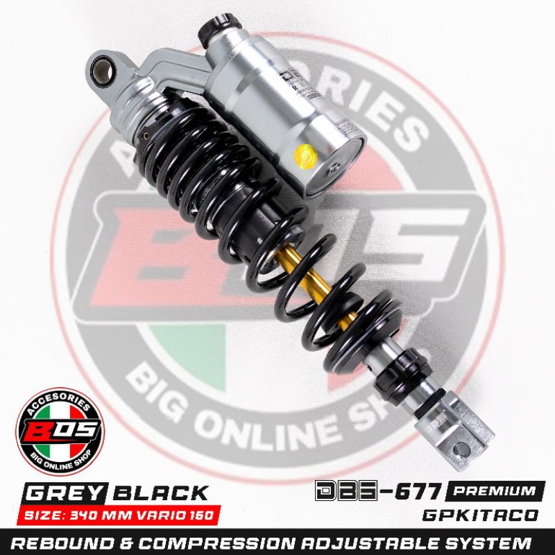 SHOCK ORI DBS 677 PREMIUM GP-KITACO DOUBLE CLIK FUNGSI VARIO 160 PNP DOUBLE CLIK FUNGSI REBOUND COMP