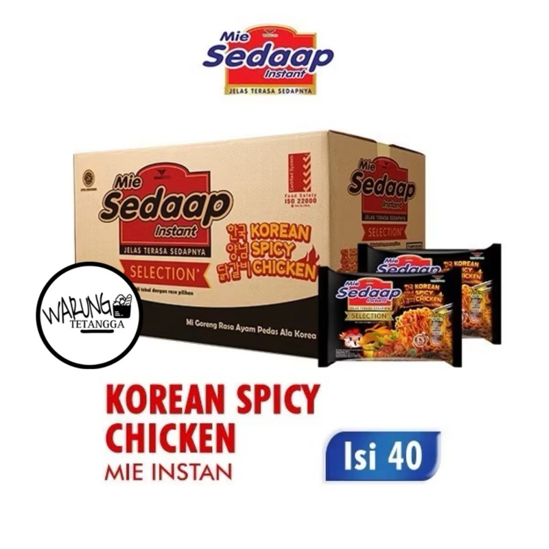 

Sedaap Goreng Korean Spicy Chicken 1 Dus (Isi40Pcs)